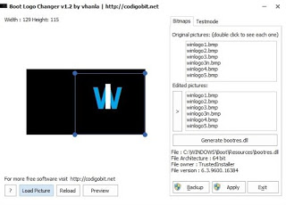 cambiador de logotipo de 8 pies