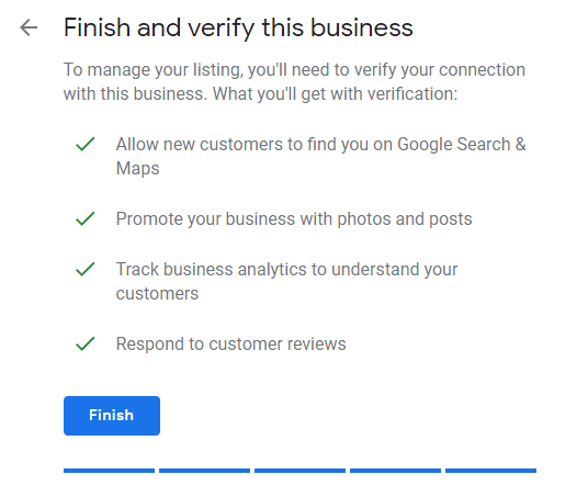 completar la verificación