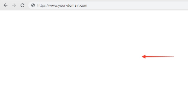 pantalla blanca de la muerte