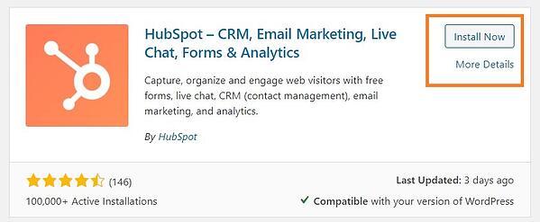 instale el botón en el complemento de chat en vivo de hubspot ahora