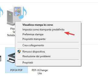 Impresora predeterminada de Windows impresora predeterminada