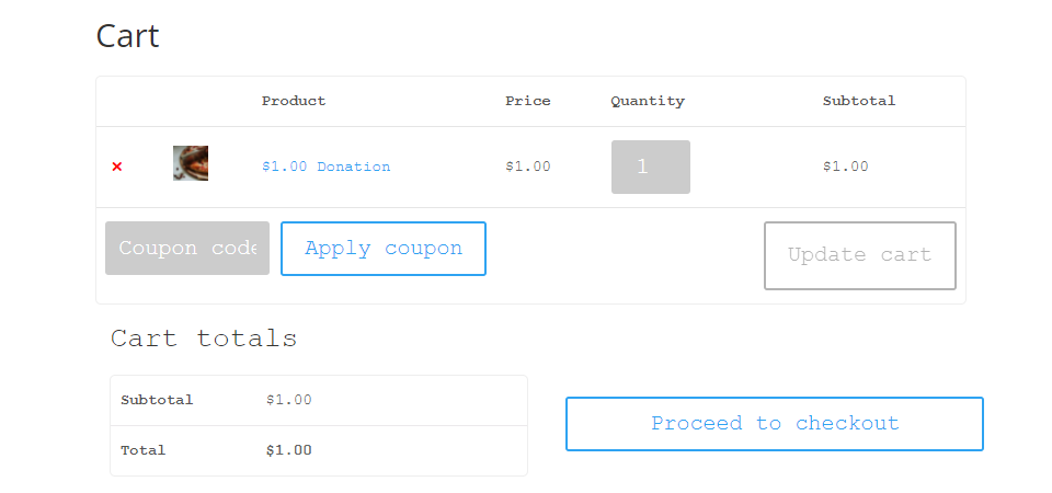 páginas predeterminadas del carrito de WooCommerce