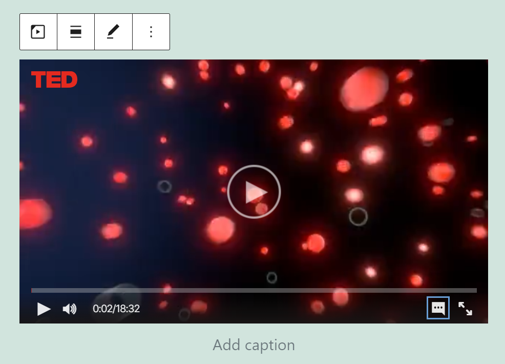 Reproductor de video TED Talks en WordPress