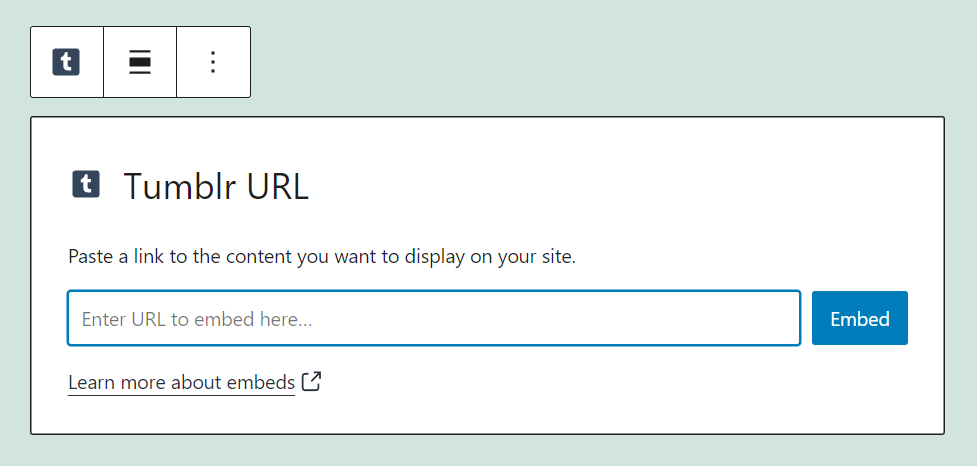 Incrustar publicaciones de Tumblr en WordPress