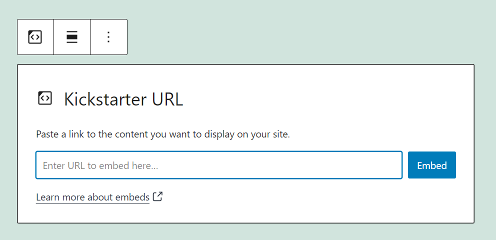 Incrustar campañas de Kickstarter en WordPress