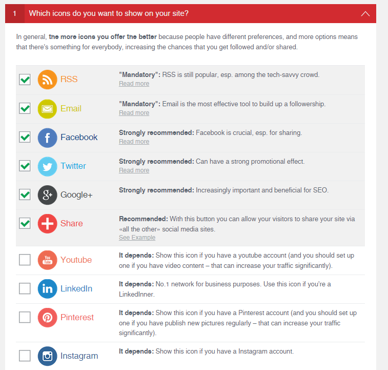 botones para compartir en redes sociales e íconos para compartir en redes sociales plugin de wordpress para fotógrafos