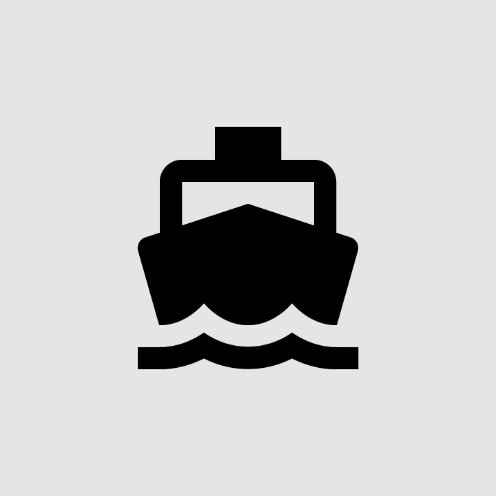 diseño de material lleno de icono de barco negro