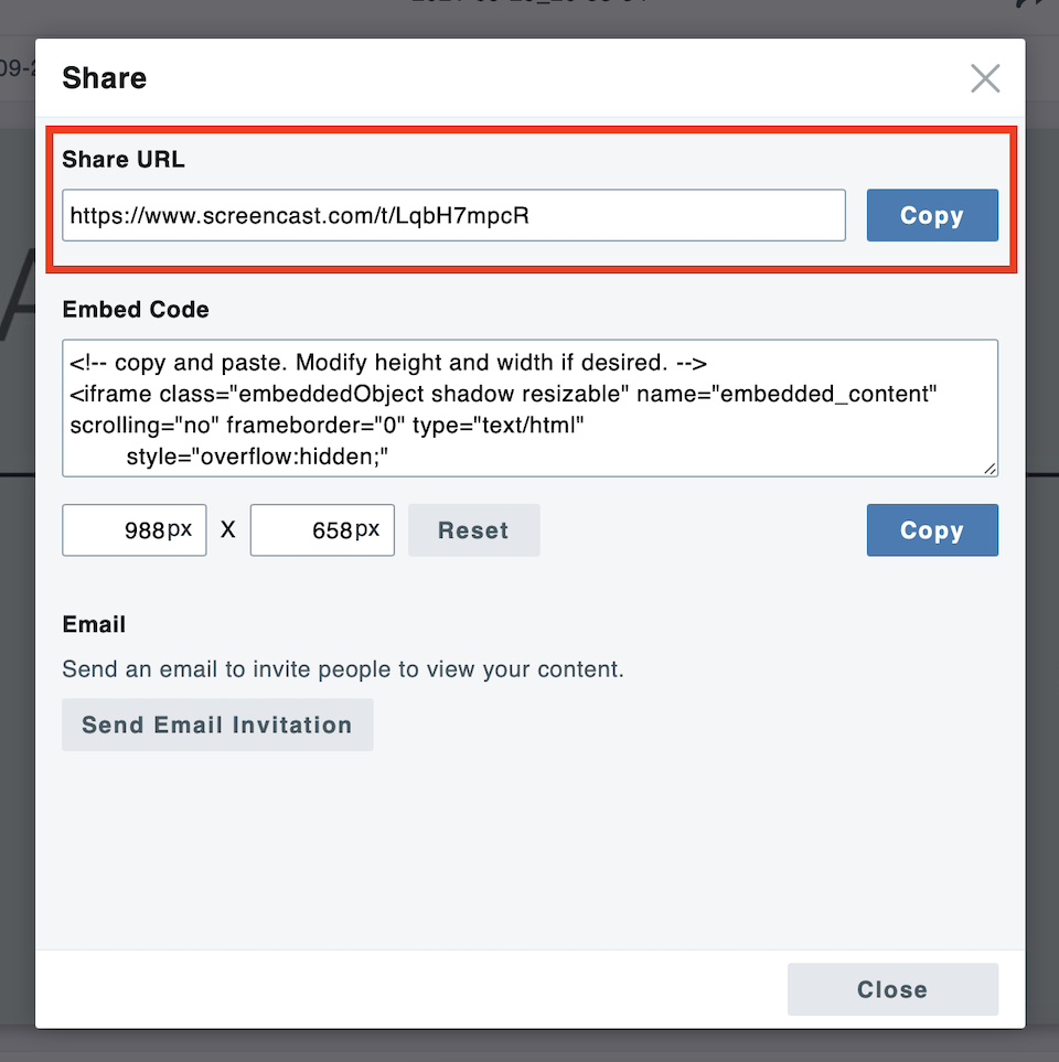 Publicar un screencast