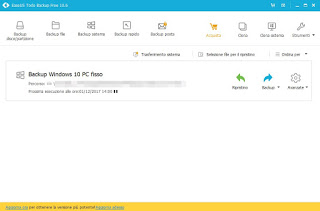 interfaz de programa Interfaz de copia de seguridad de EaseUS Todo