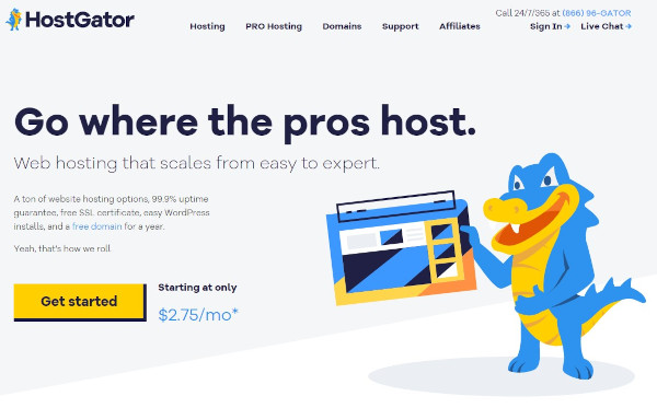 hosting compartido hostgator para wordpress