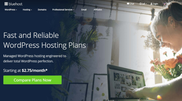 alojamiento compartido bluehost para wordpress