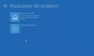 pantalla de recuperación