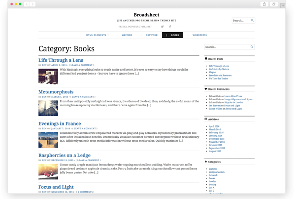 Tema de wordpress de periódico de tesis