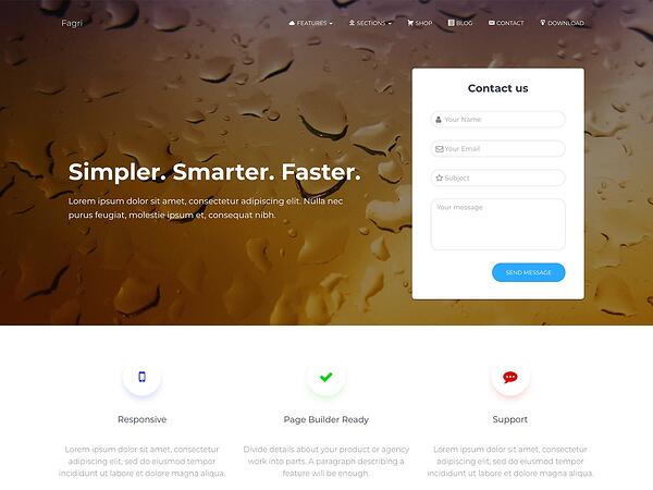 tema wordpress tema fagri
