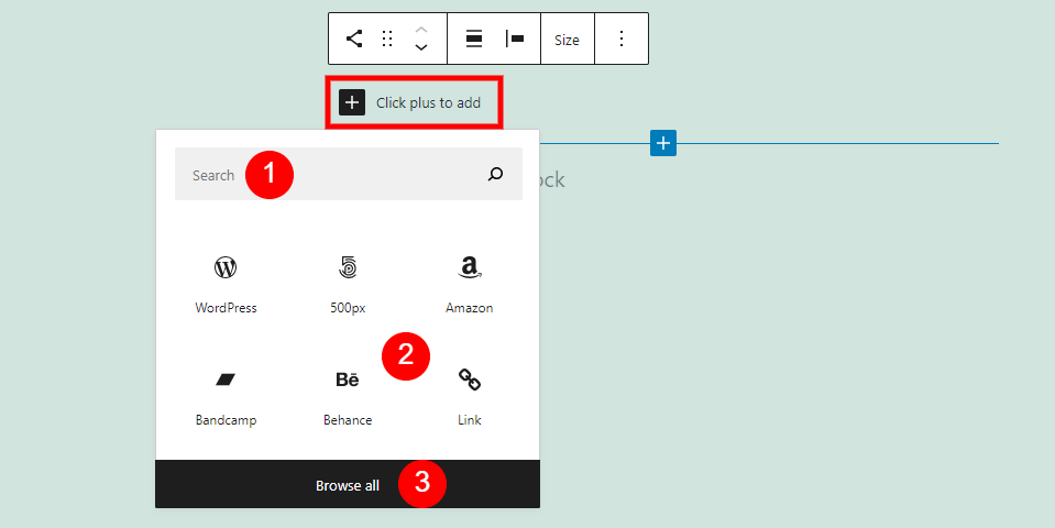 ¿Cómo agrego un bloque de ícono social a mi publicación o página?