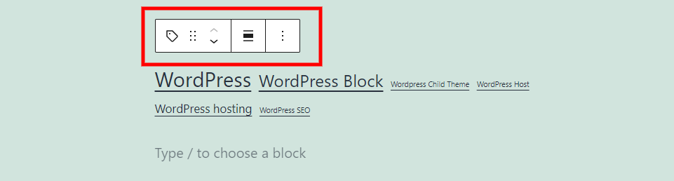 Barra de herramientas para bloquear etiquetas