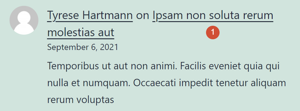 Verifique de qué página proviene el comentario