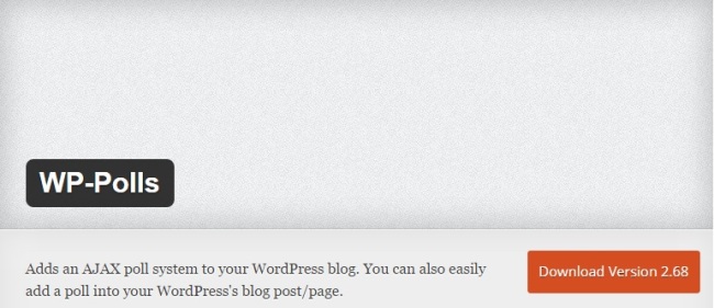 logotipo del complemento de wordpress wp-polls