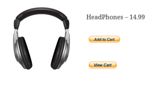 un ejemplo de un artículo que se muestra usando el complemento del carrito de compras de paypal para wordpress