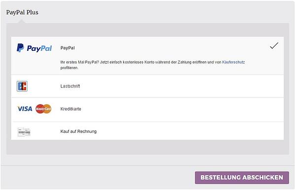 portal de pago paypal usando paypal plus woocommerce plugin 
