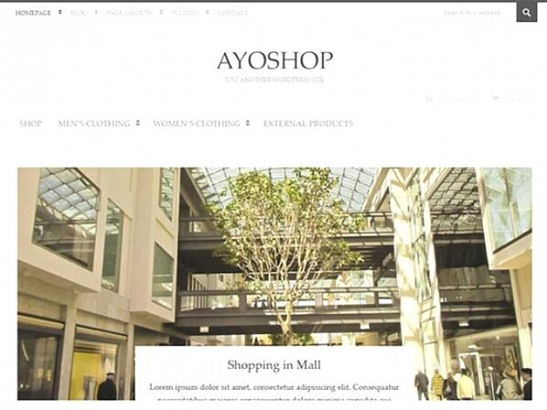 Demostración gratuita de Ayoshop para el tema infantil de Génesis