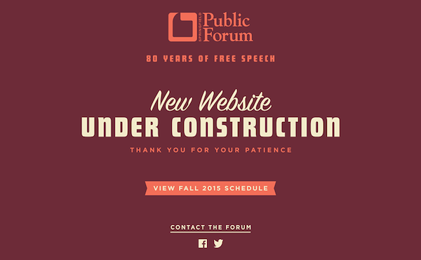 página web en construcción