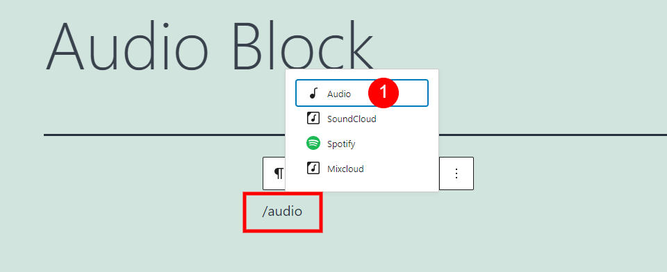 ¿Cómo agregar un bloque de audio a tu publicación o página?