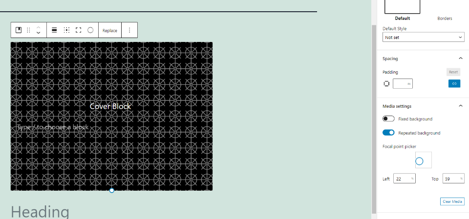 Configuración de medios