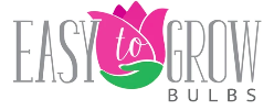 Logotipo del sitio web de bulbos fáciles de cultivar que inspiró su favicon