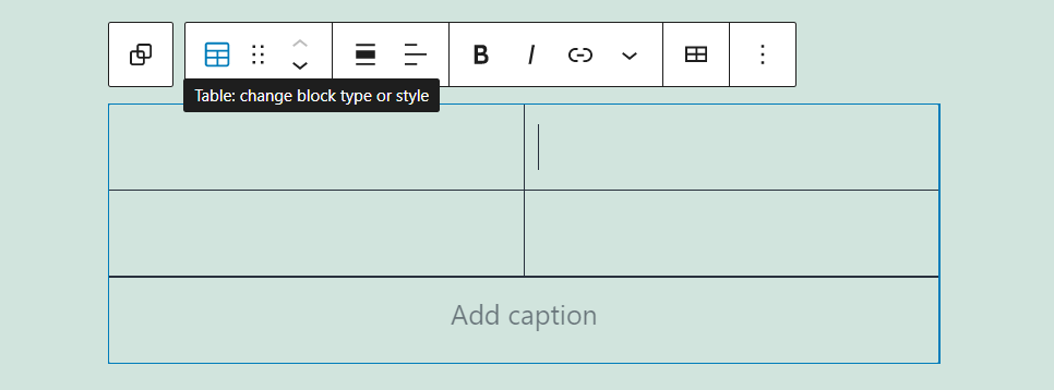 Un solo elemento en un bloque de grupo