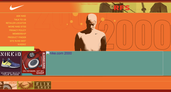 Sitio web de Nike