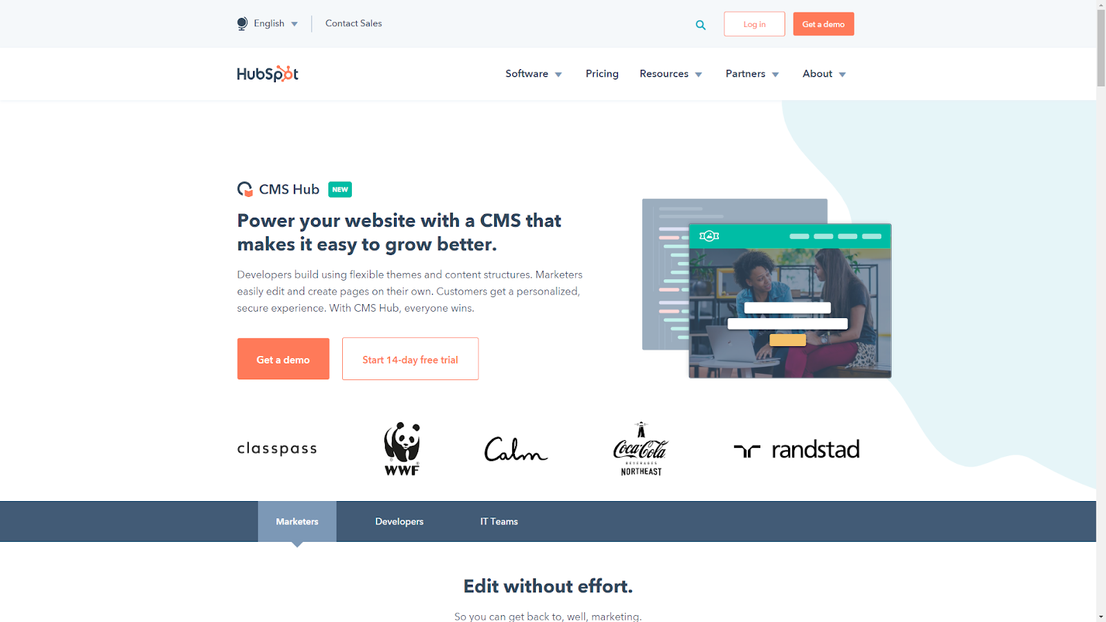 herramientas de reducción de la tasa de rebote de hubspot cms