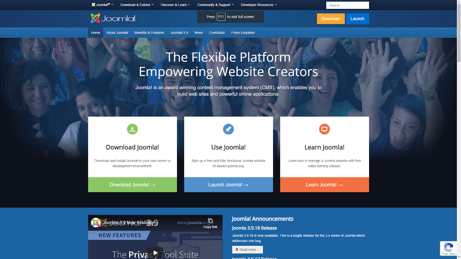 herramientas de reducción de la tasa de rebote de joomla