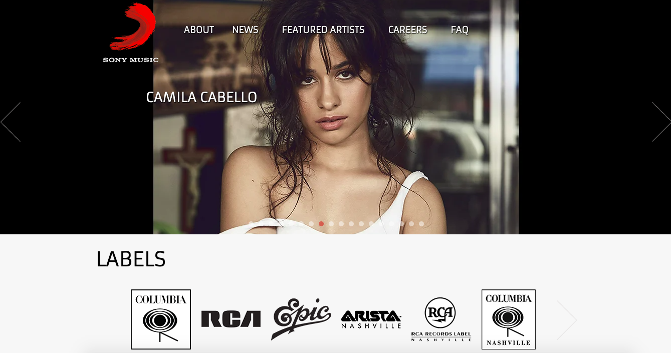 Sitio web de música creado en drupal alternativo wordpress.org