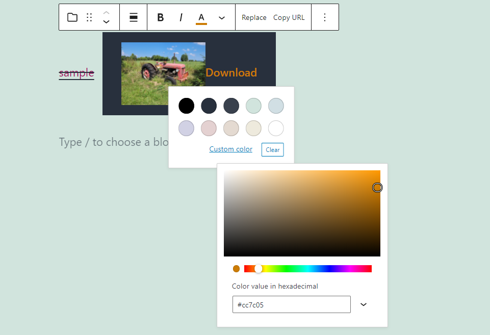 Archivo Más opciones