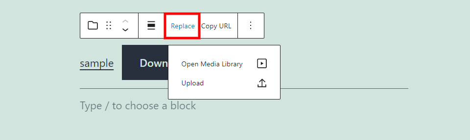 Reemplazar el archivo