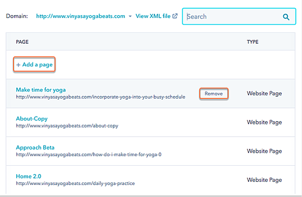 La plataforma HubSpot actualiza automáticamente tu mapa del sitio, por lo que no tienes que preocuparte por este paso en tu estrategia de rediseño de sitios web de SEO.
