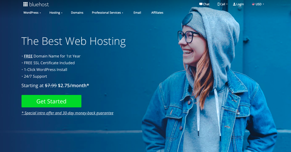 sitio del programa de afiliados de blue host