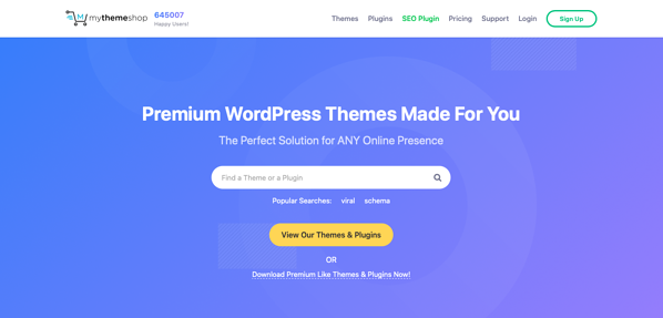 wordpress página de inicio mythemeshop