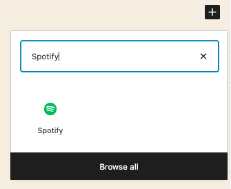 spotificar, incrustar