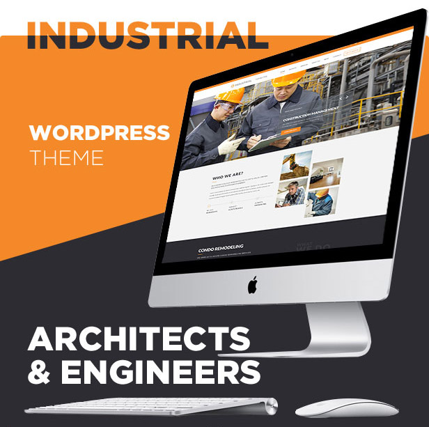 Industrial - Tema WordPress para arquitectos e ingenieros