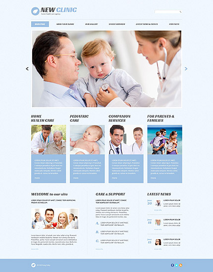 Tema de WordPress con respuesta médica