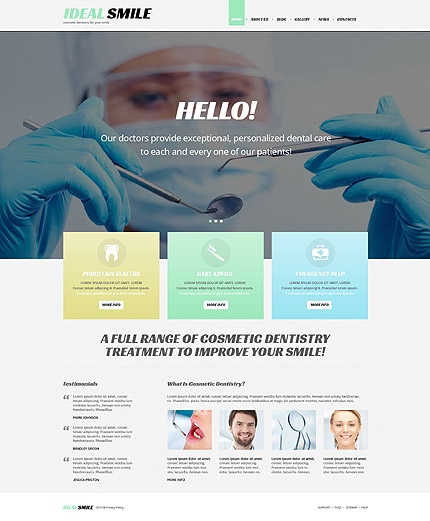 Tema Responsivo de WordPress para Odontología