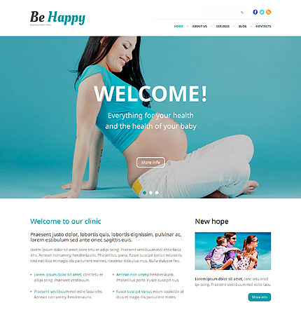 Tema de WordPress para medicina reproductiva