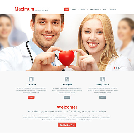 Tema de WordPress con respuesta médica