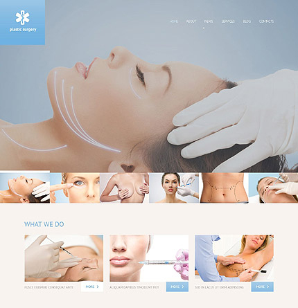 Tema Responsivo de WordPress para Cirugía Plástica