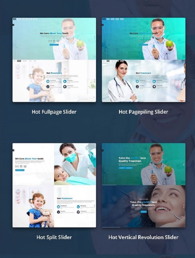 Dental Pro, tema de dentista de WP