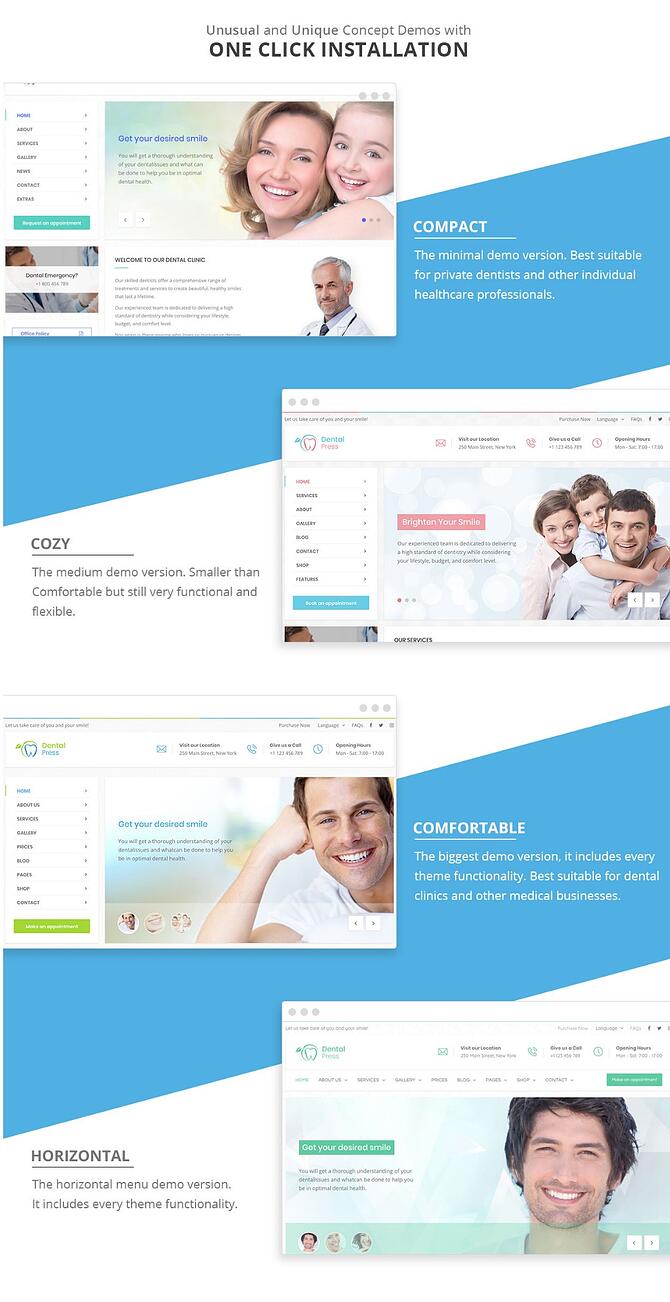 Tema de WordPress para dentistas
