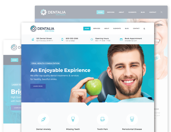 tema de dentista wp