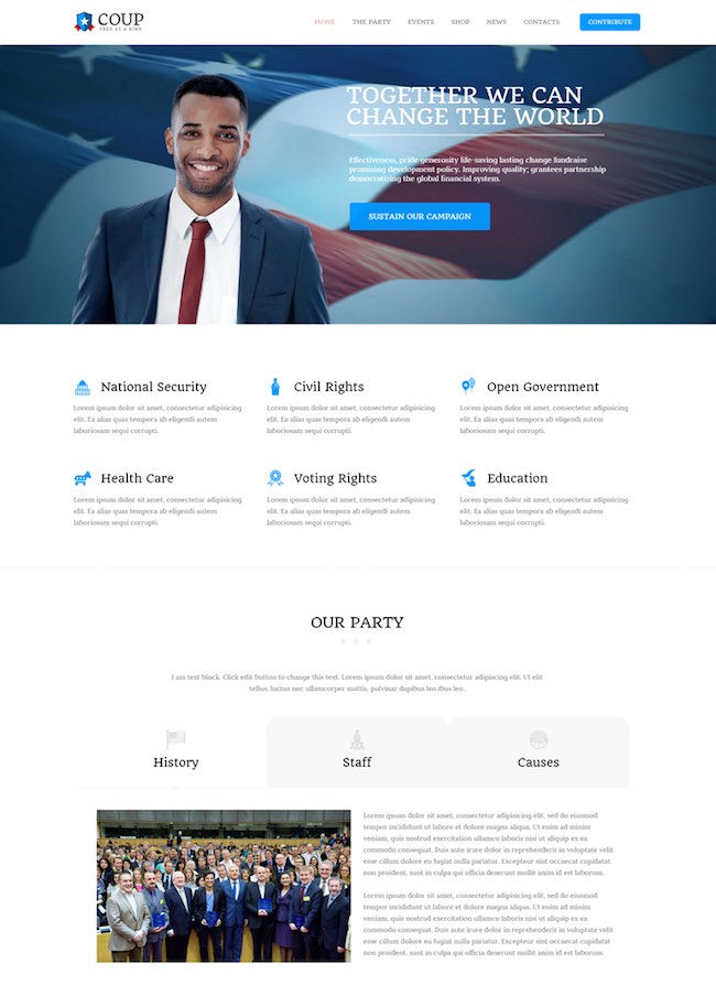 campaña-de-asesinato-político-wordpress-tema